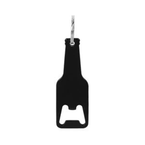 Bottle Shaped Metallic Opener with Key Chain 3