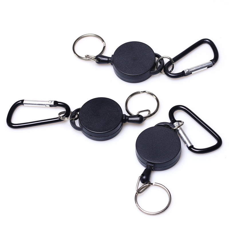 Retractable Badge Reel with Key Chain 8
