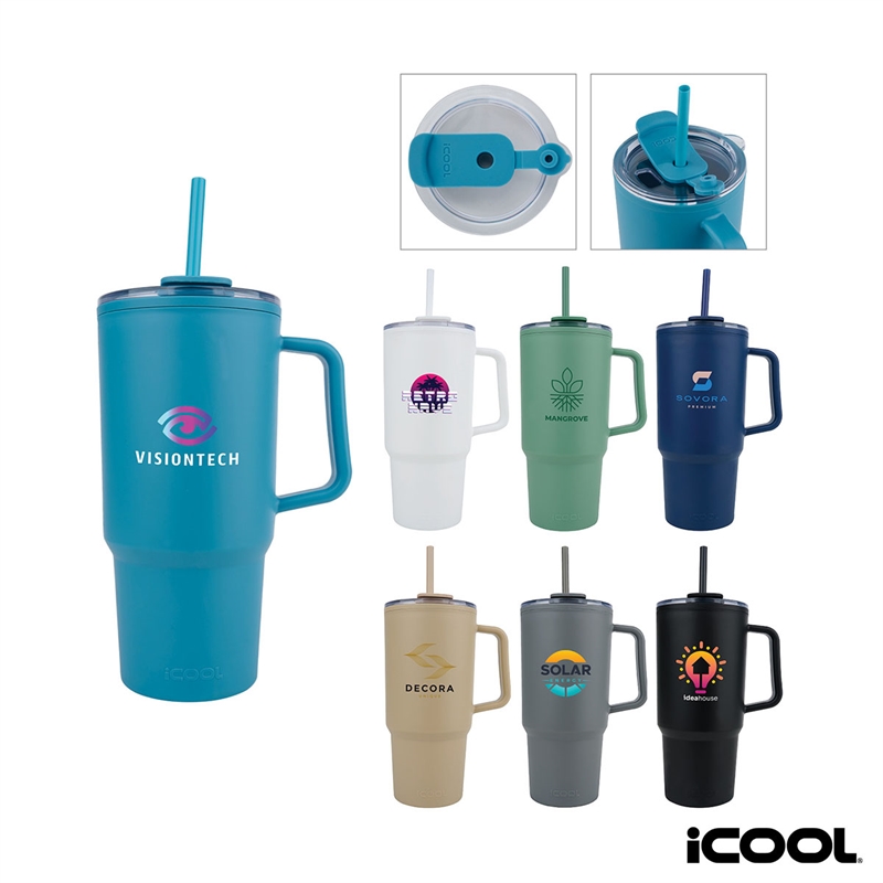 iCOOL® Ouray 30 oz. Double Wall Polypropylene Travel Tumbler