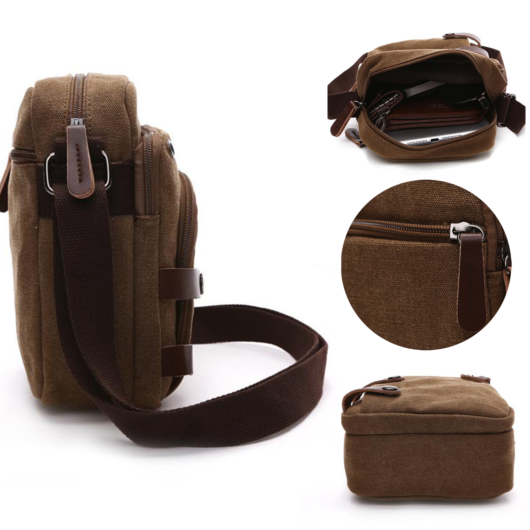 Canvas Wearable Cross-Body Bag 3