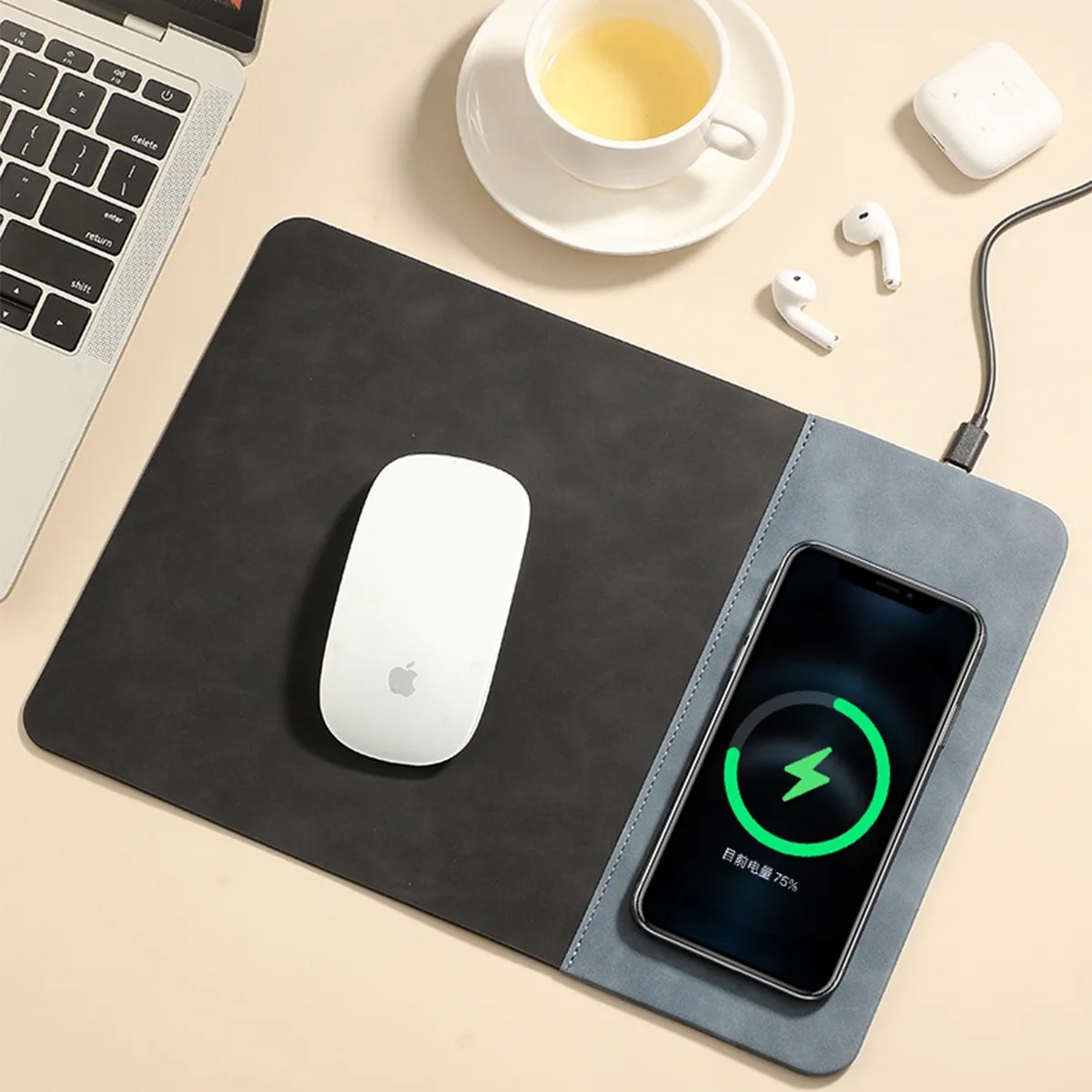 15W Fast Wireless Charging Mouse Pad 6