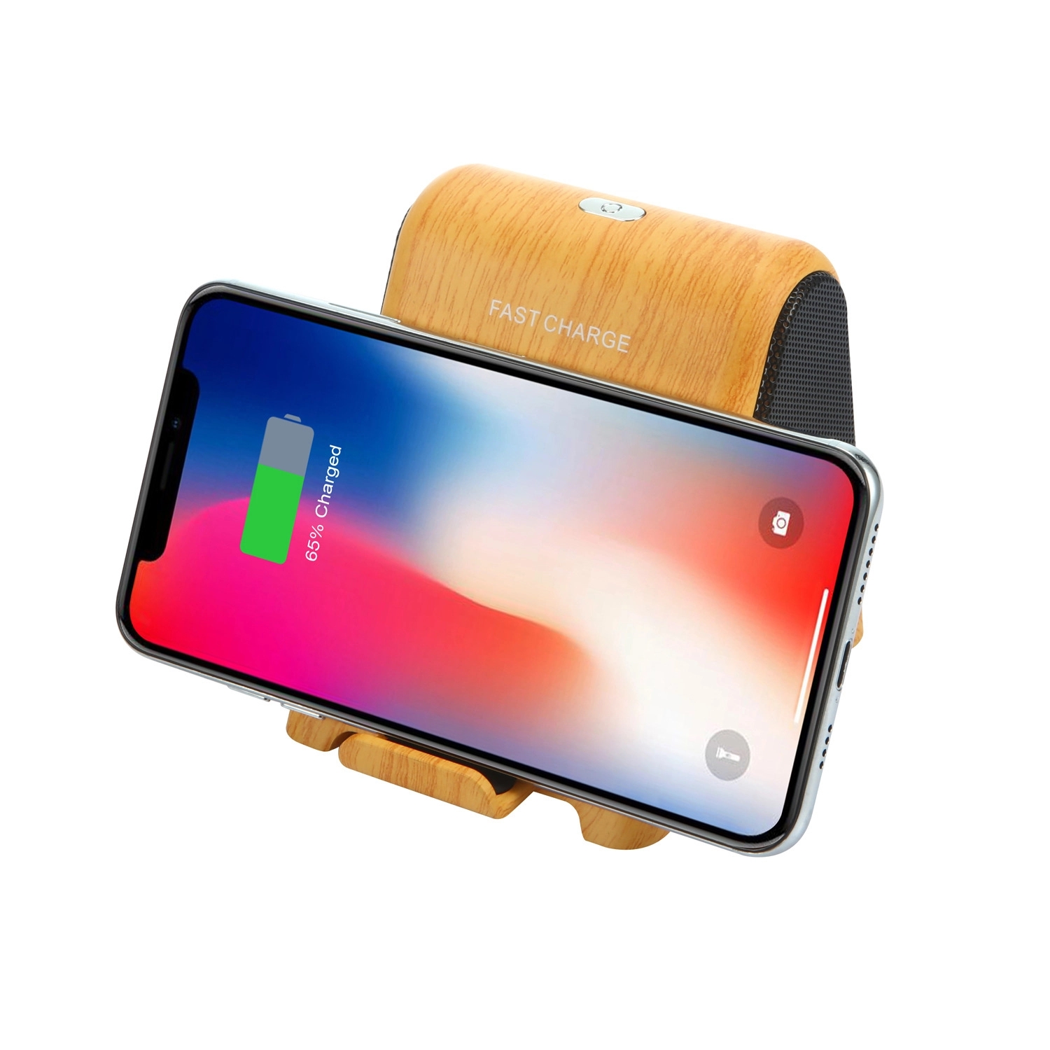 Bluetooth speaker with wireless charger 2