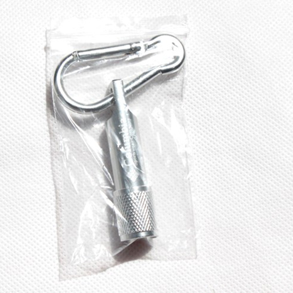 Mini LED flashlight electric torch key ring 5
