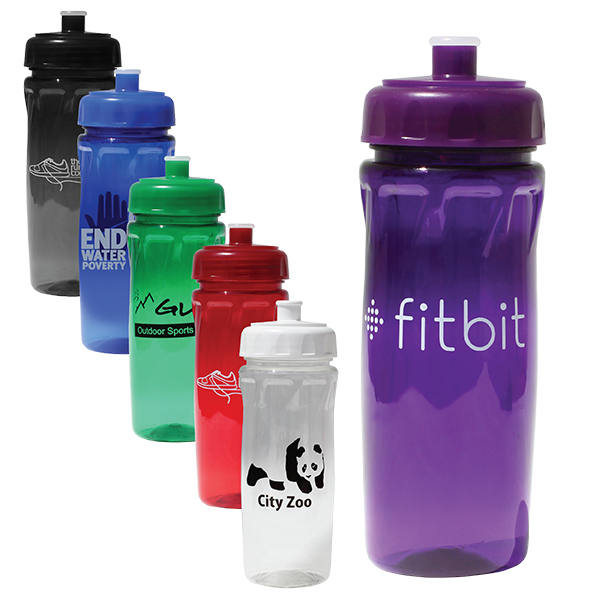 18 oz. Poly-Saver PET Bottle with Push 'n Pull Cap 4