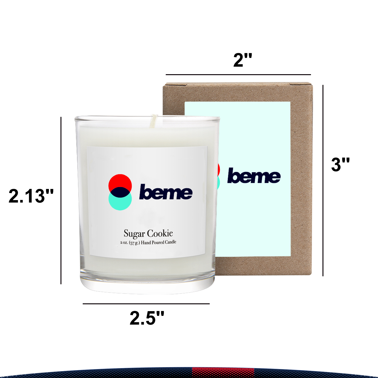 3 oz. Haggith Cardboard Gift Box Scented Votive Candle 4