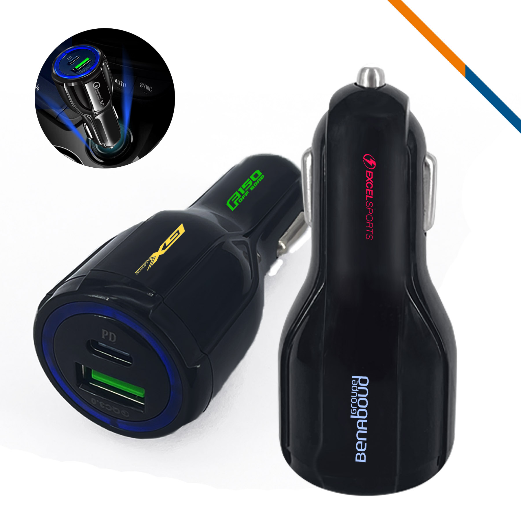 Volo PD Dual Car Charger 2