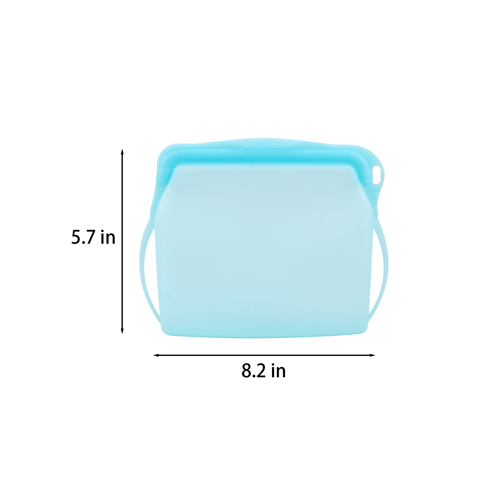 Silicone Thickened Food Preservation Self Sealing Storage Bag 6