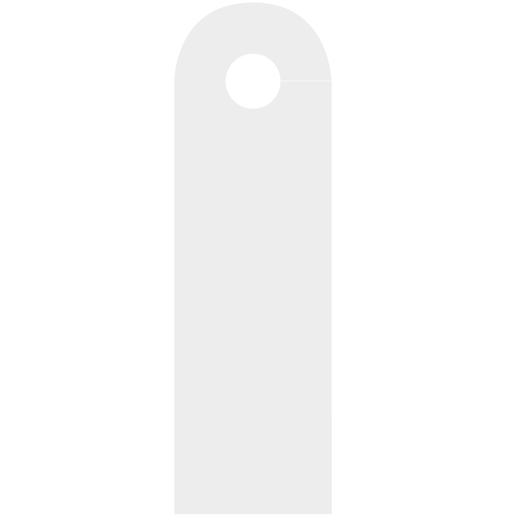 Door Hanger Long 1/4" 16