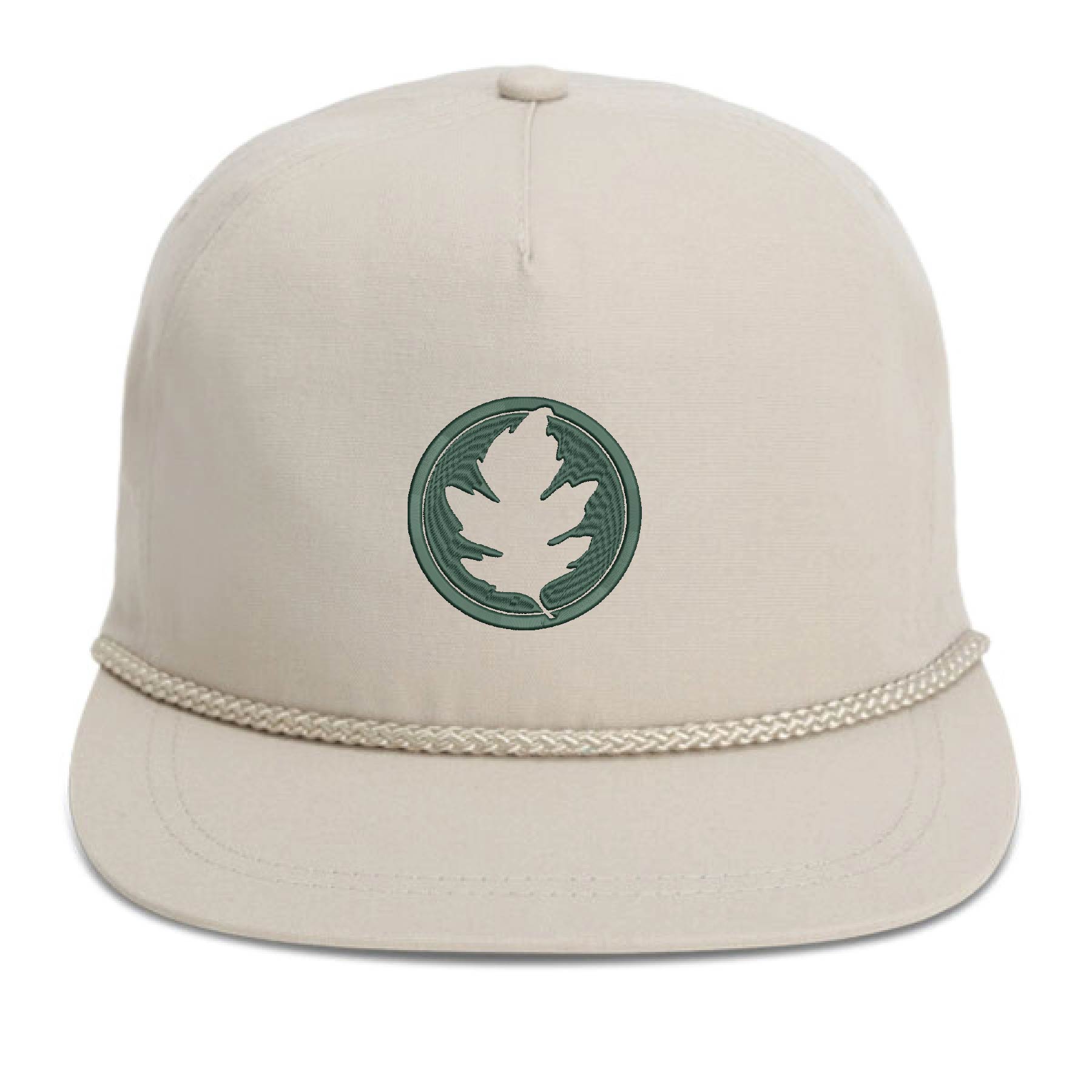 Imperial DNA001 5-Panel Original Rope Cap w/ Leatherette Patches or Embroidery