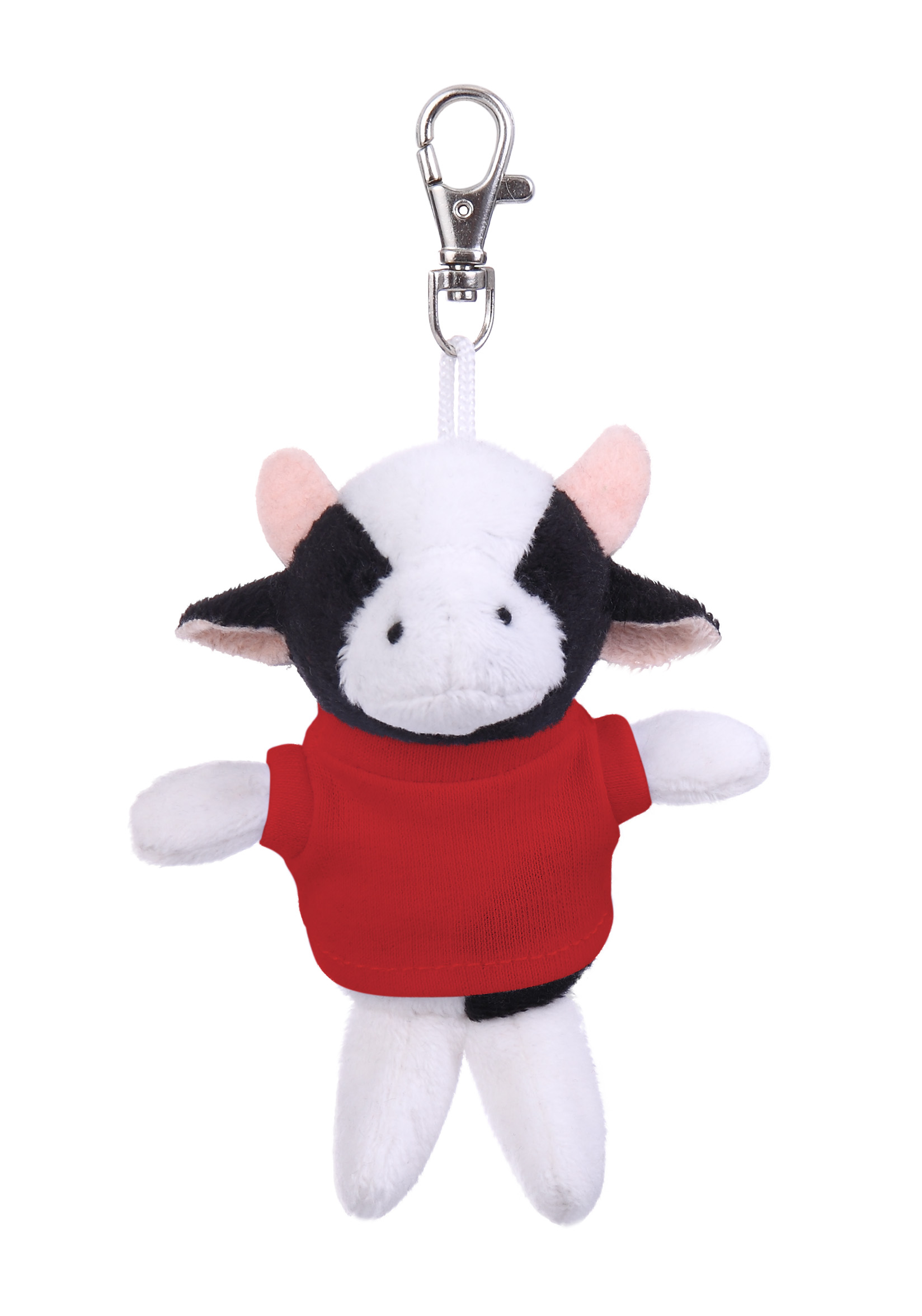 Soft Plush Cow Keychain with Tee 18