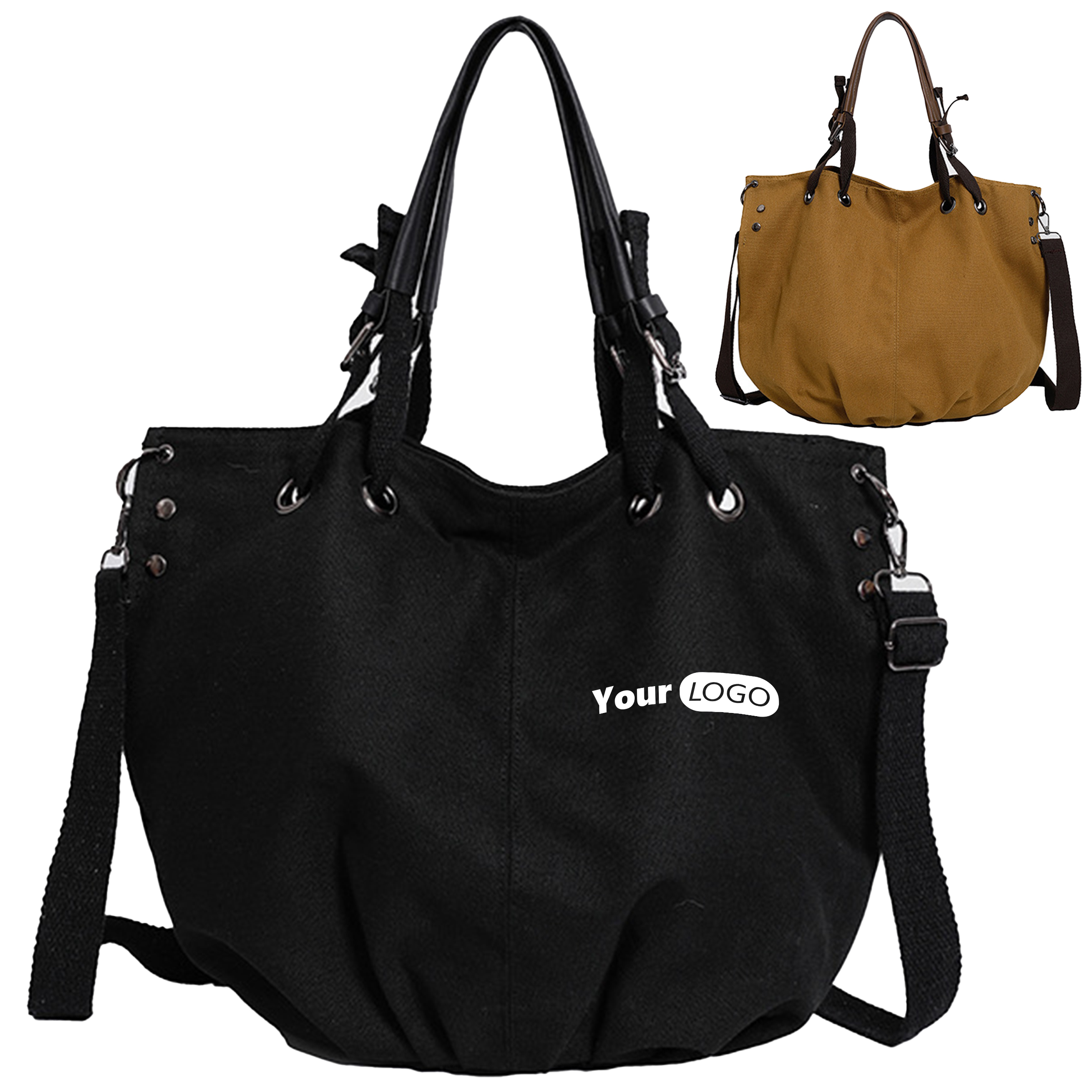 Canvas Large Capacity Retro Commuting Bag 2