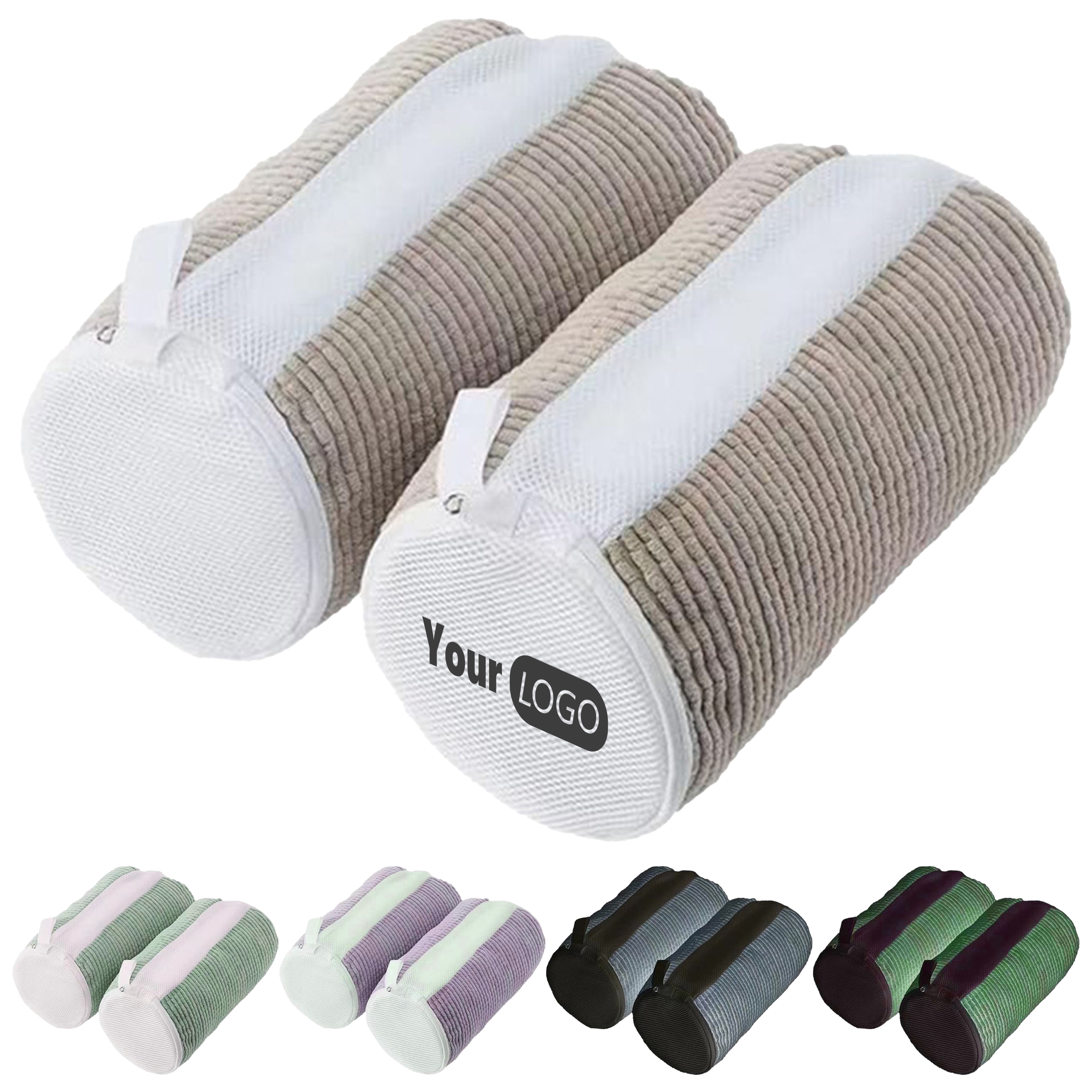 Polyester Portable Corduroy Shoe Storage Bag ?C Stylish And Practical 2
