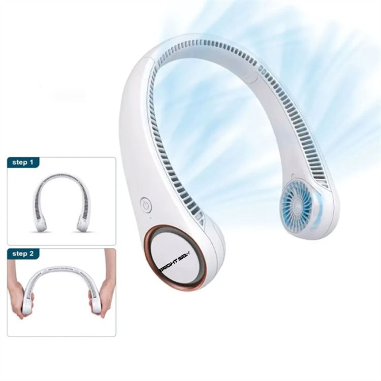 Ultra-Long-Lasting 3600mAh Wearable Neck Fan 1