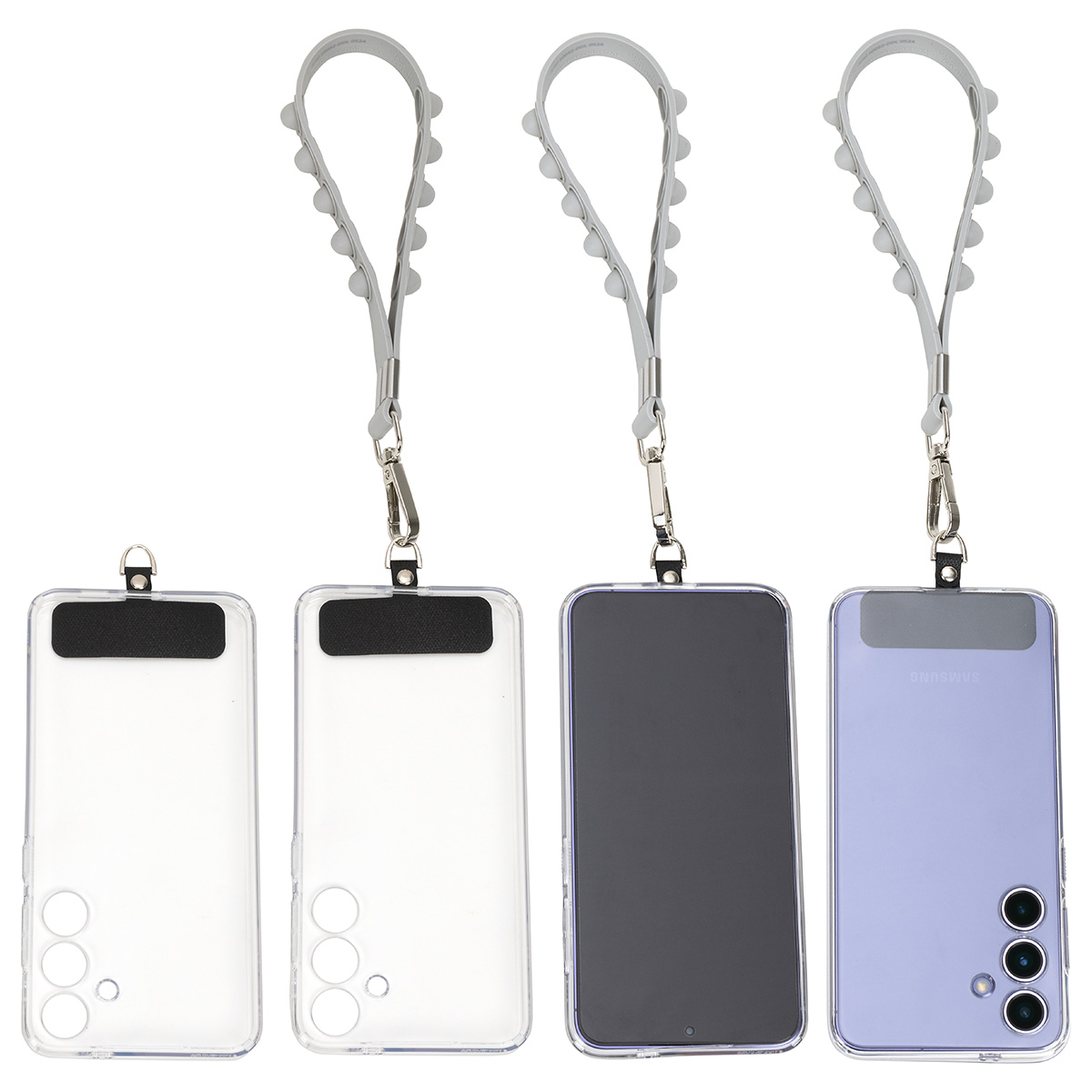 2-in-1 Push Pop Stress Reliever Phone and Keychain Wristlet 12