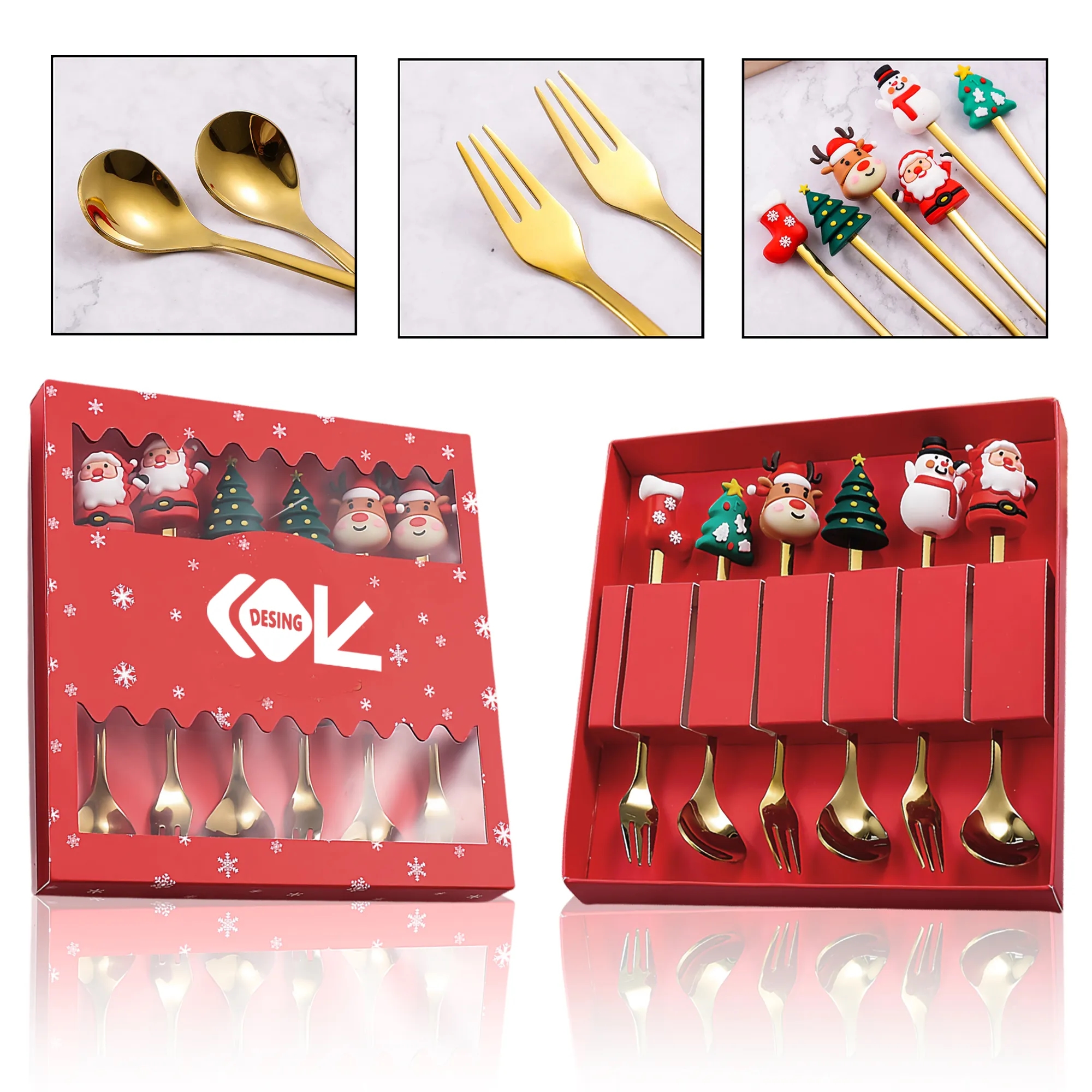 Christmas Dinnerware Gift Box