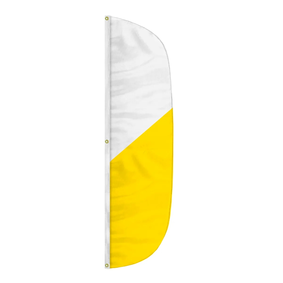 Semi-Stock 2 Color Feather Style 1 Attention Flag 1