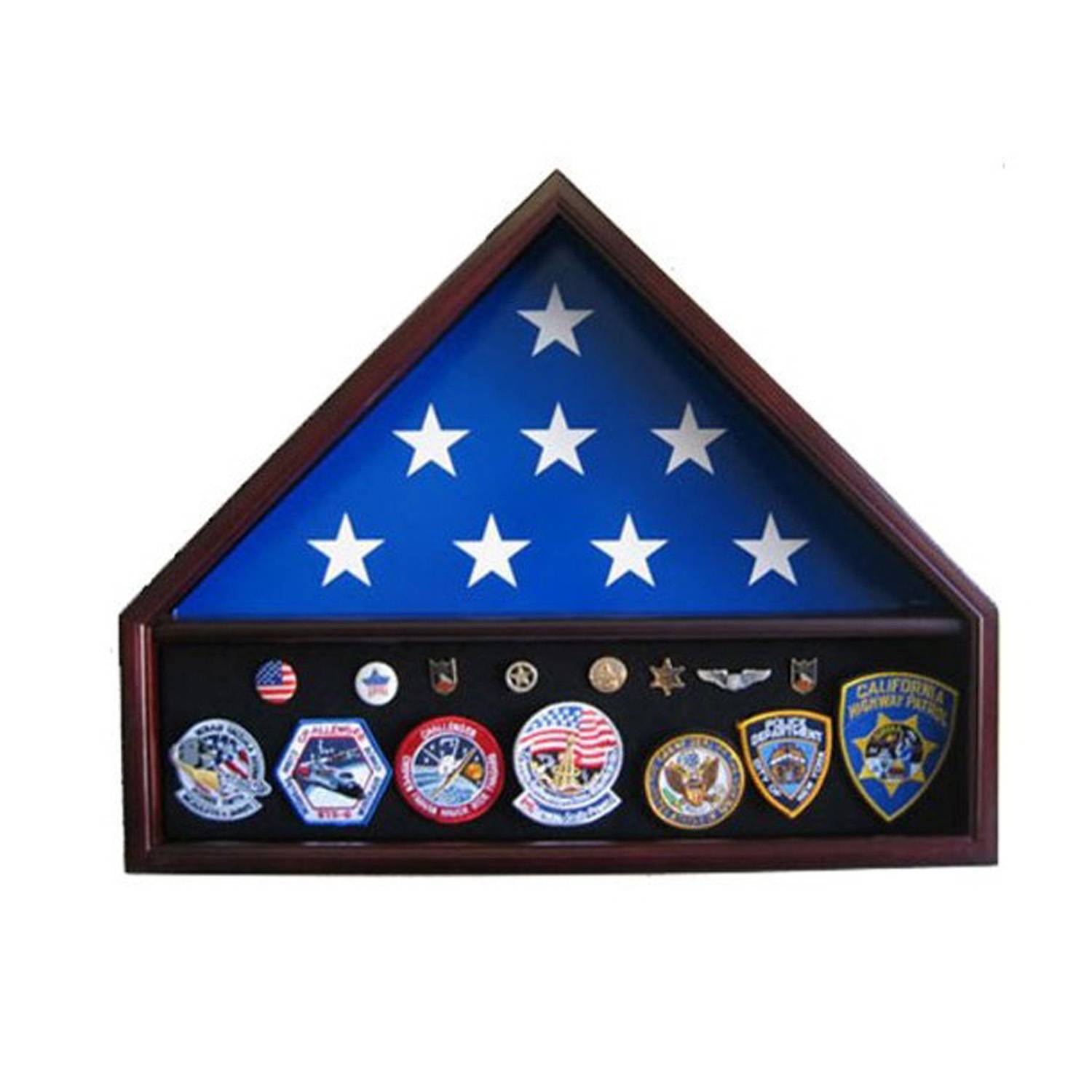 Custom Flag Case W/ Certificate Holder 2