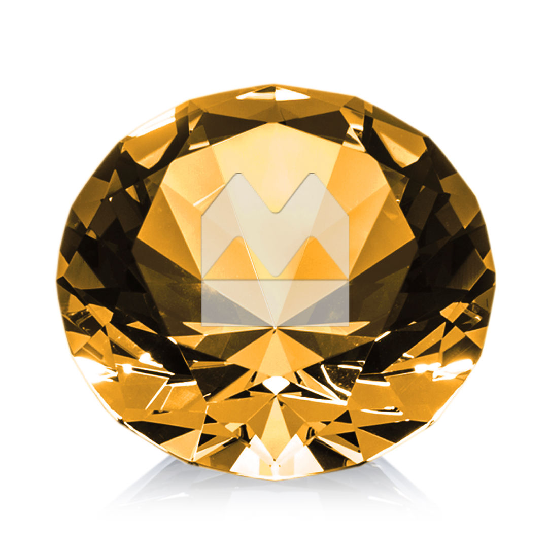 Optical Gemstone Award - Amber 8