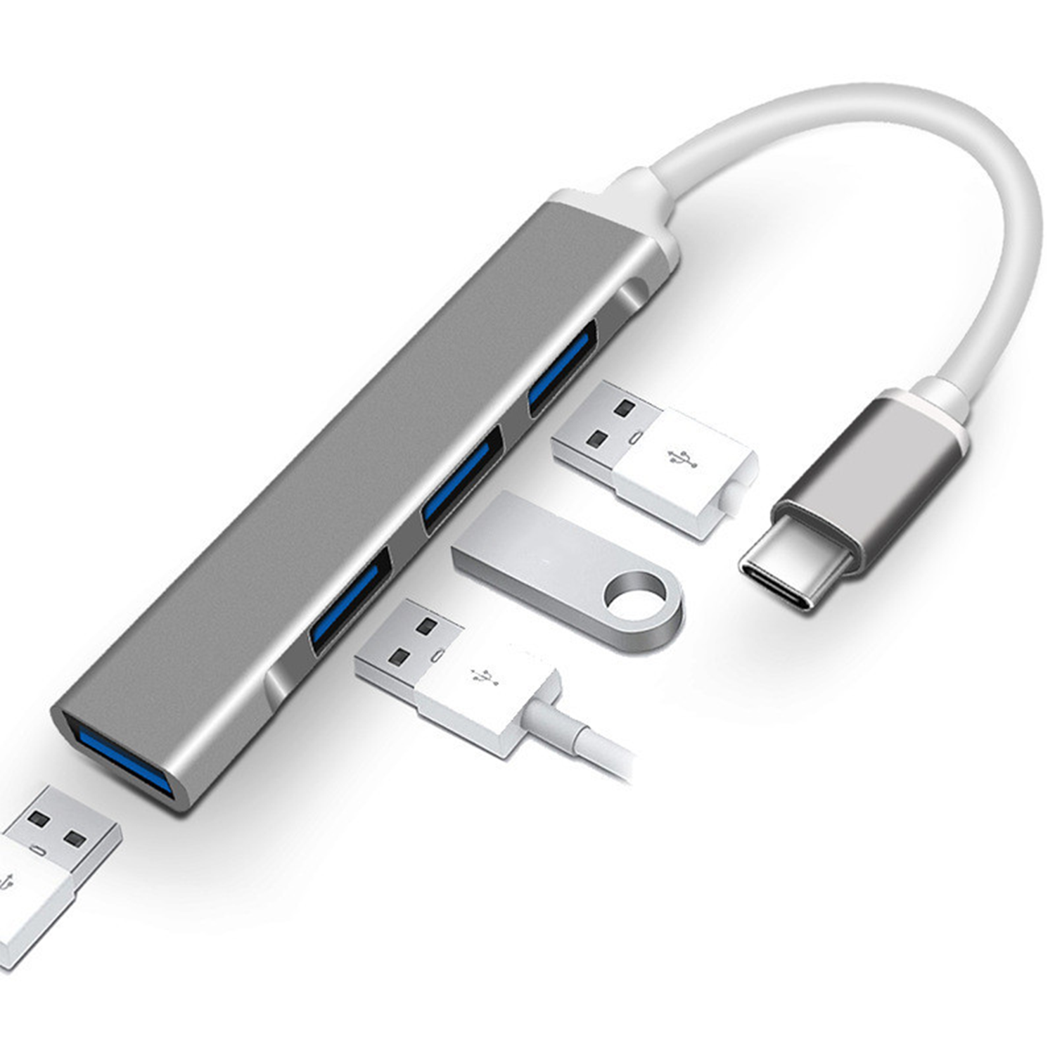 Usb C To Hub 4 Ports 3