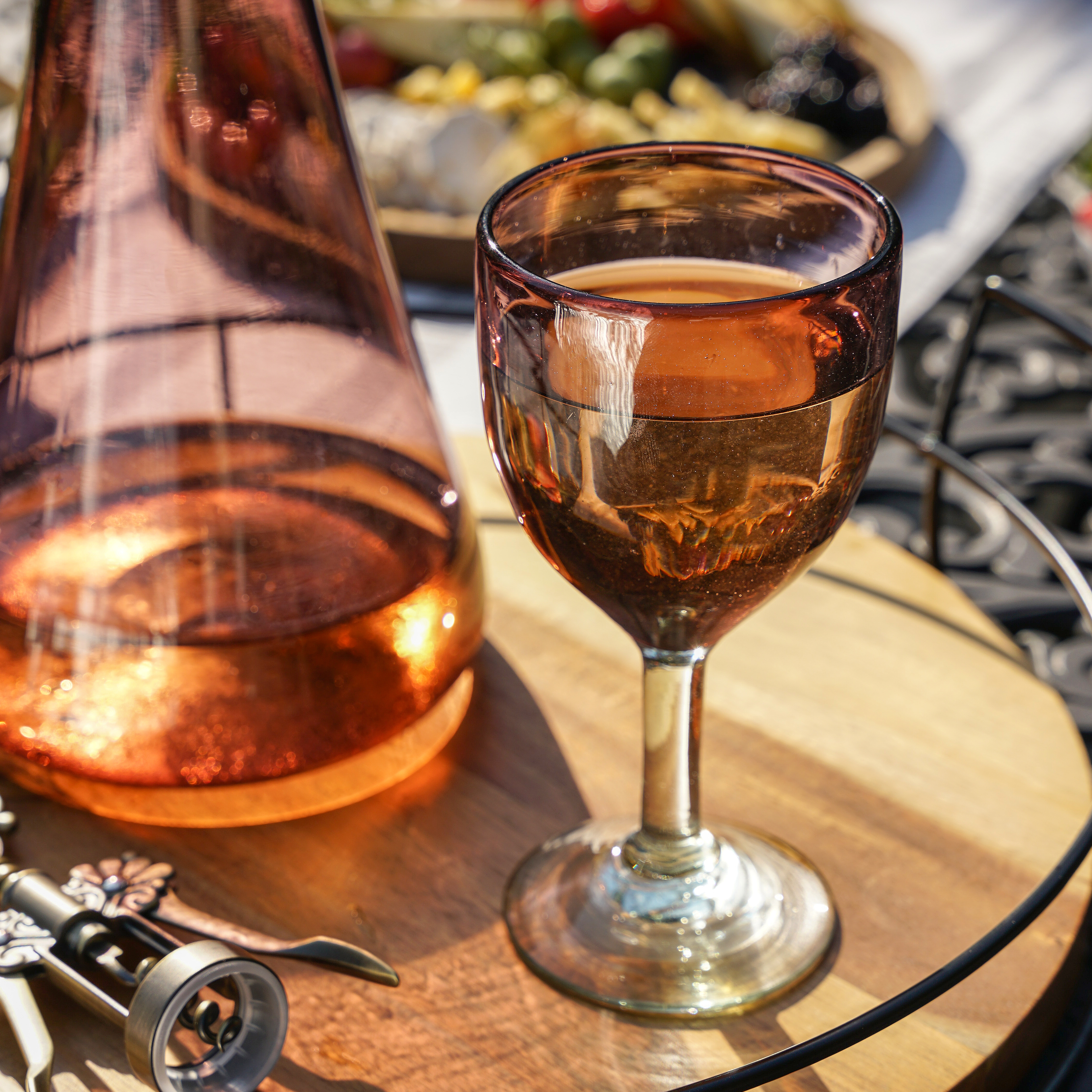 Twine Living® Rosado Stemmed Wine Glass, set of 2 5