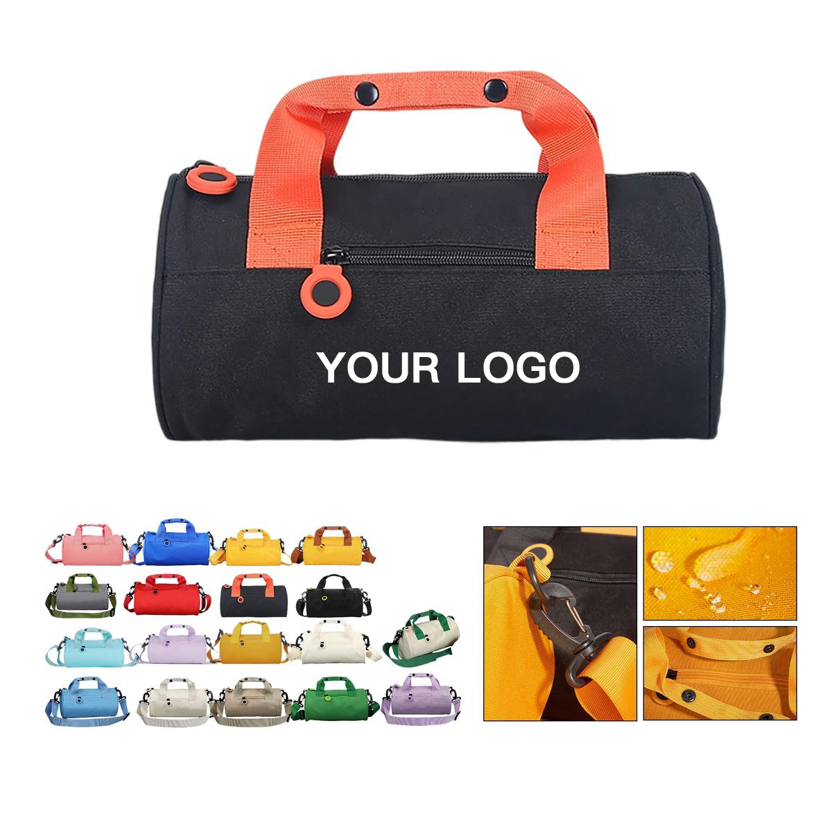 Compact Duffel Bag with Adjustable Strap Design 2