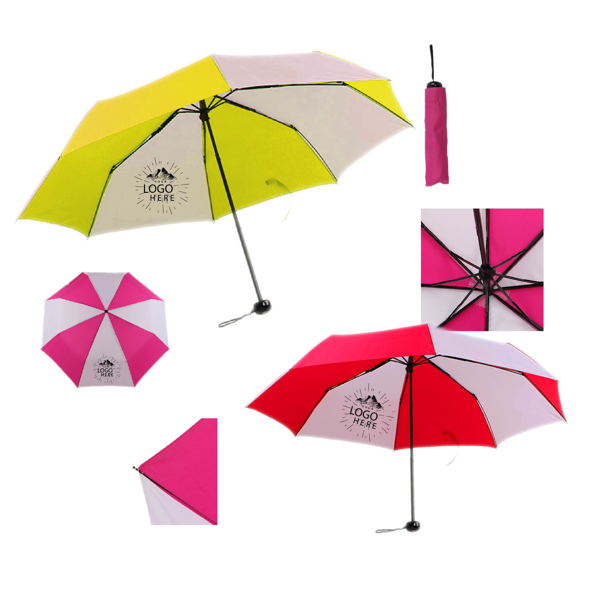 42" Arc Budget Telescopic Umbrella 3