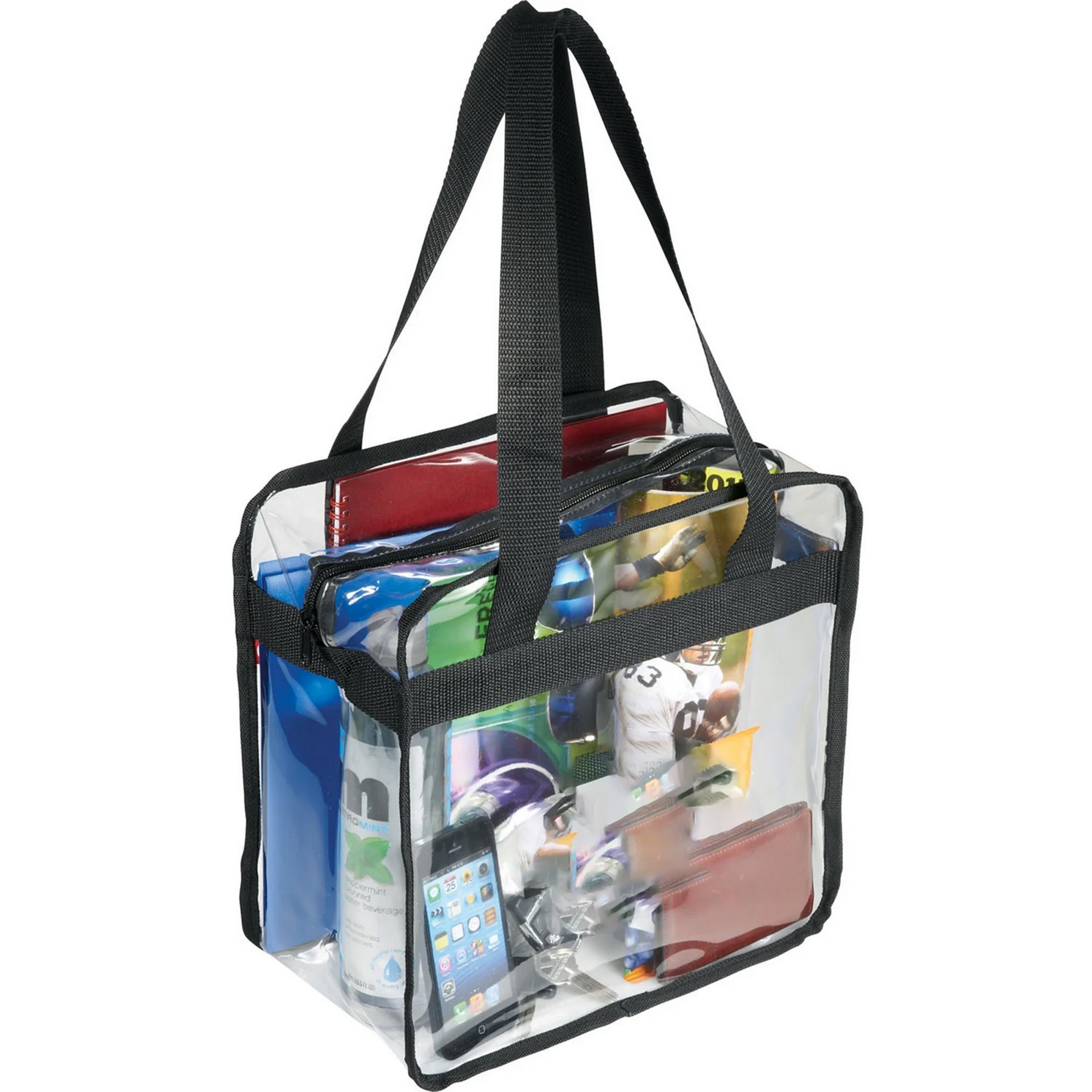 Game Day Clear Stadium Approved Zippered Safety Tote Bags 2