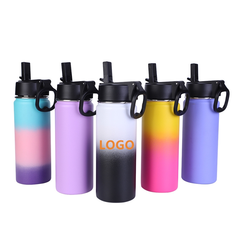 Custom 18 Oz. Insulated Vacuum Sport Water Bottle, custom water bottle with logo imprint 2