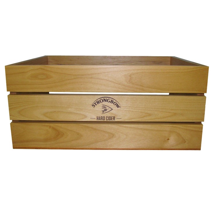 Wood Crate, 21" x 16" x 9" 2