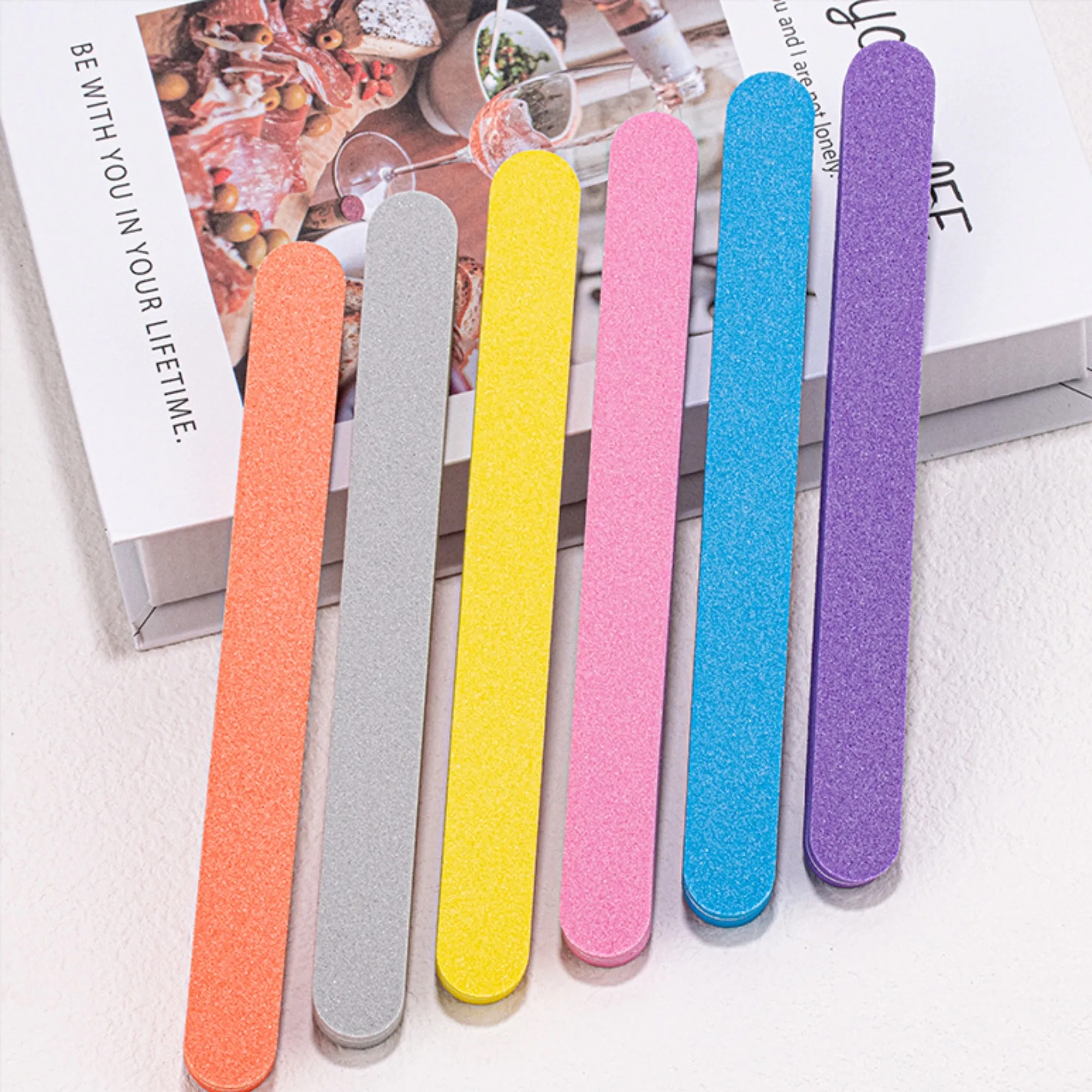 7" Thick Foam Nail File Sponge Emery Board 2
