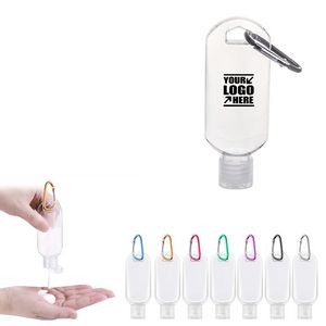 50ml Sanitizer Dispenser Bottle With Carabiner 6