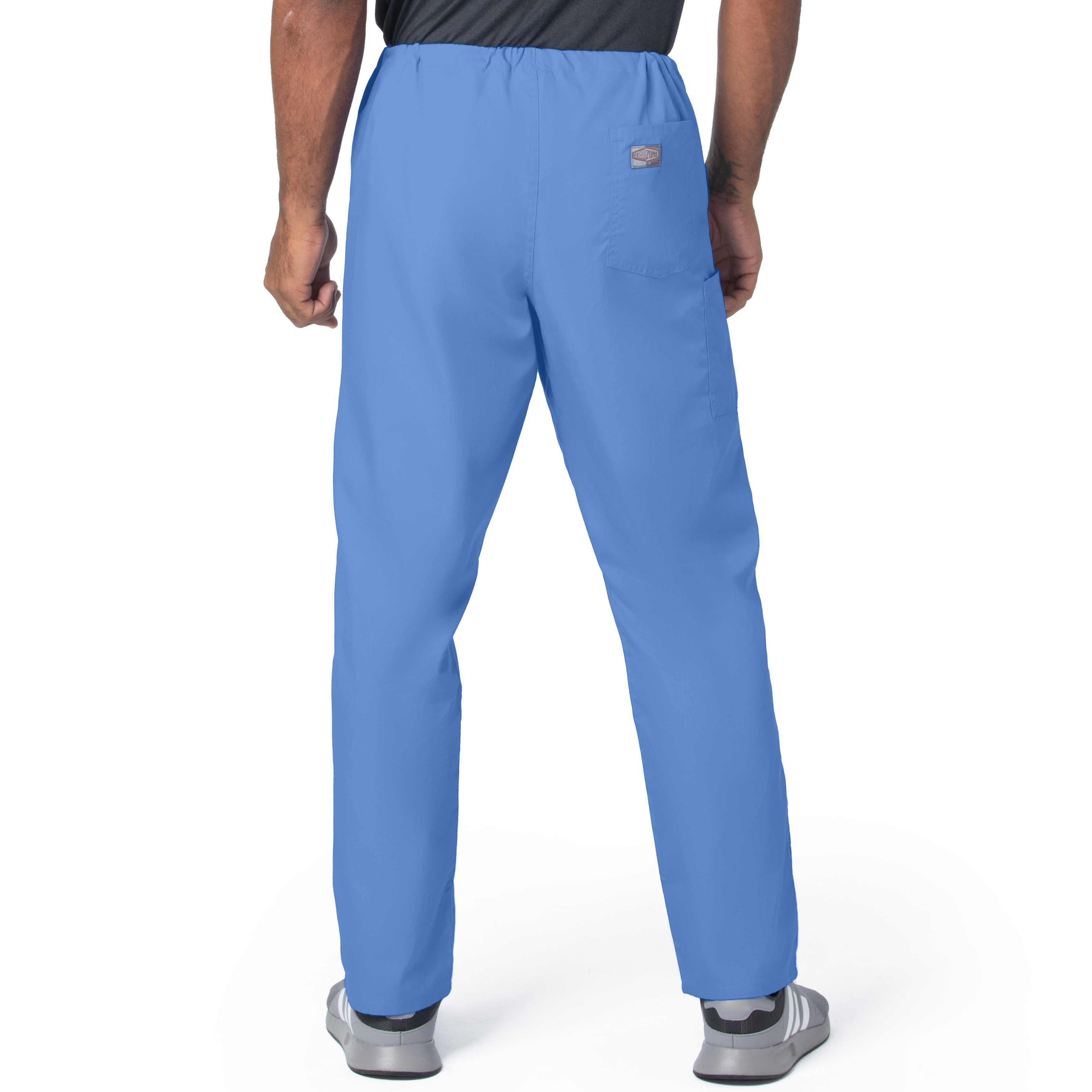 Landau - ScrubZone - Unisex Two-Pocket High Rise Waist Straight Leg Pant 34