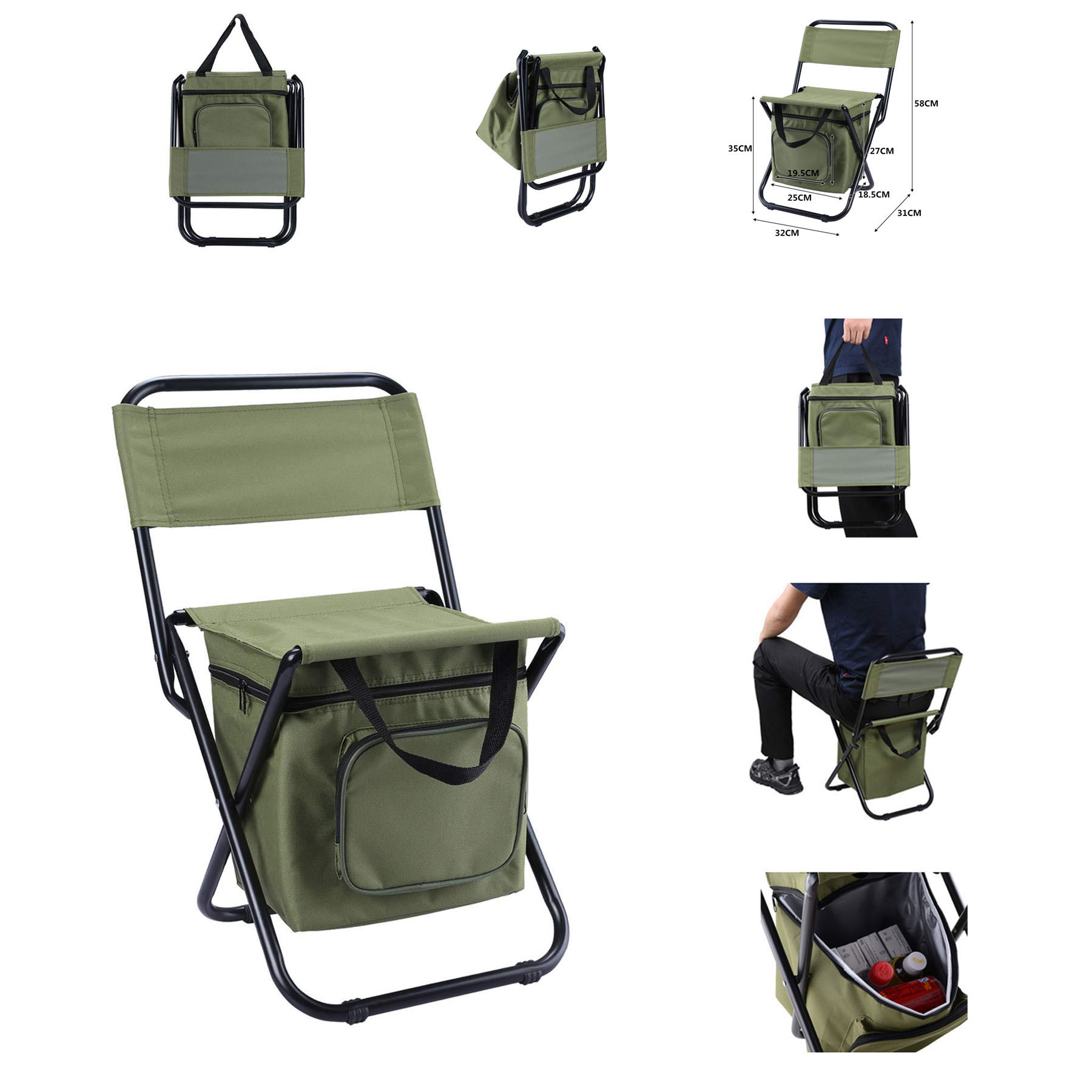 Collapsible Chair with Cool Bag 2