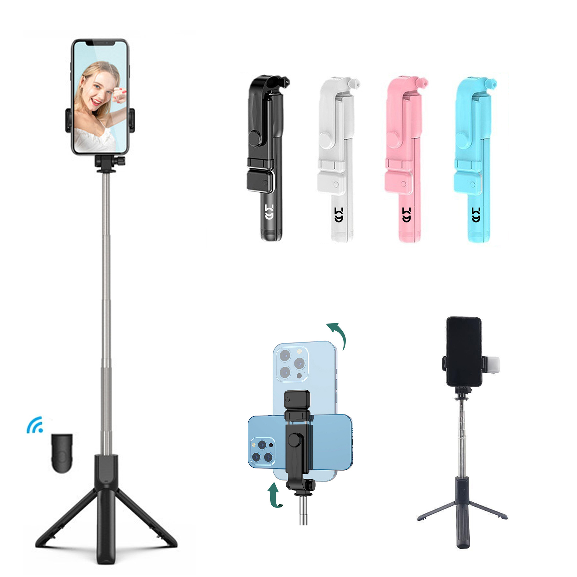 Travel Telescopic Selfie Stick 2