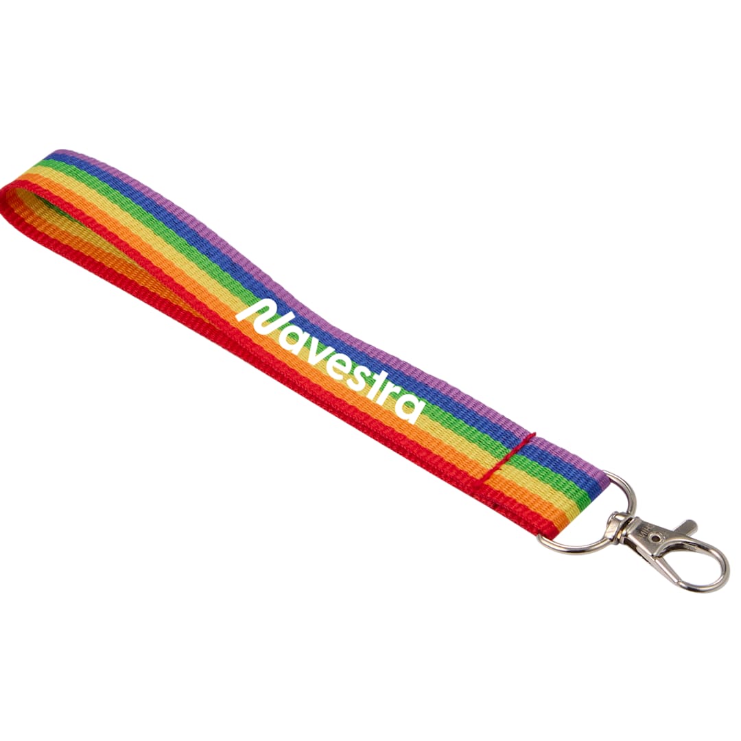 Recycled Rainbow Wrist Lanyard 19