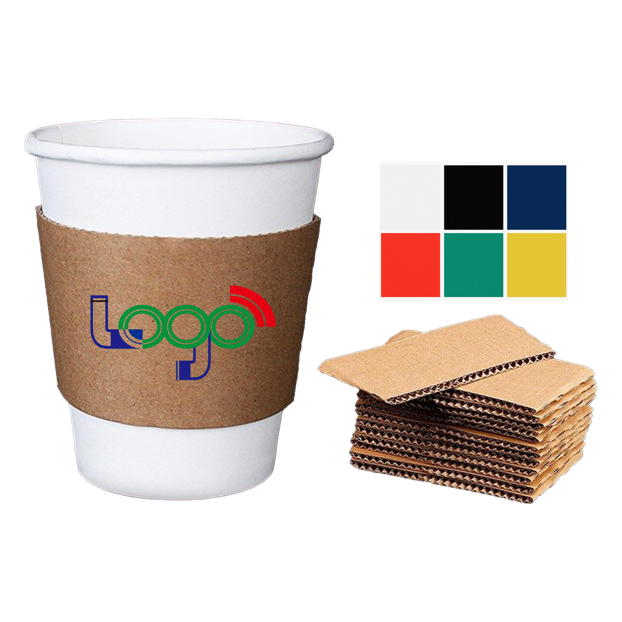 Disposable,Disposable Coffee Cup Sleeve 2
