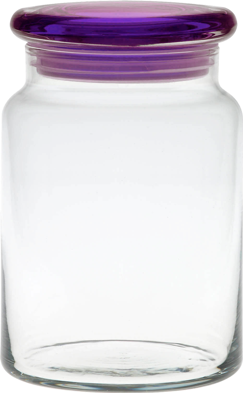26 oz. Apothecary Jar w/Flat Lid 9