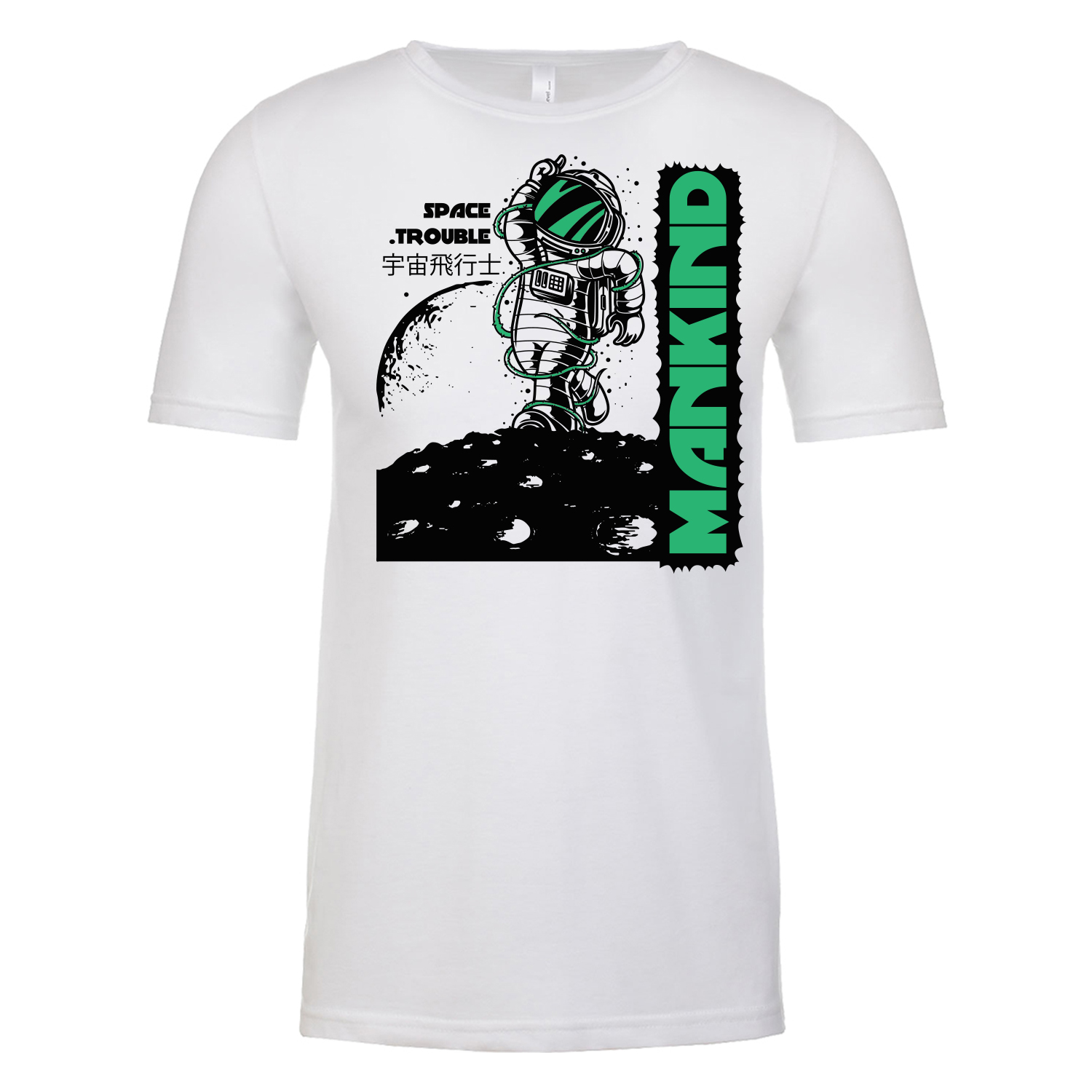 Next Level™ 4.3 oz. Poly/Cotton Blend T-Shirt (2 Color Imprint) 10