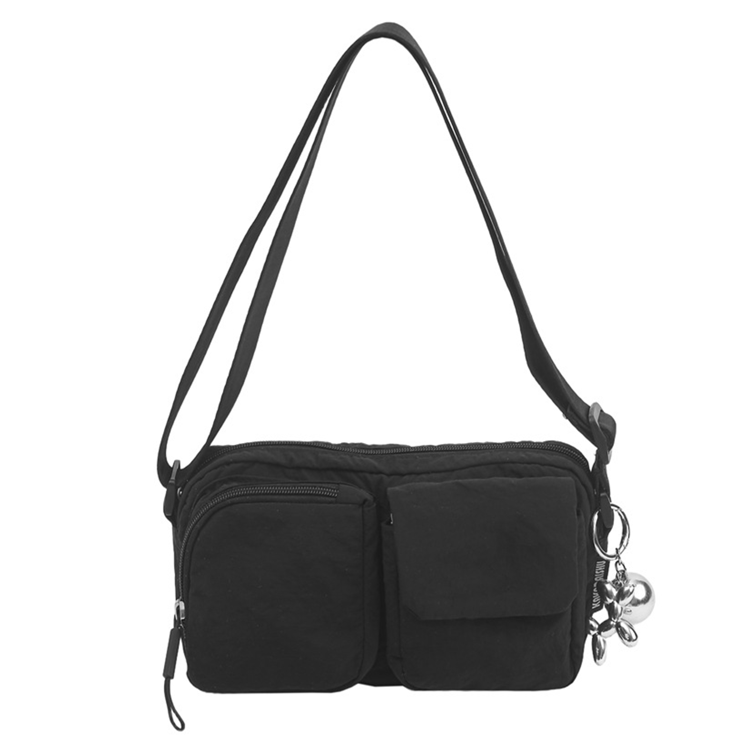 Lightweight Nylon Water-Resistant Crossbody Sling Bag 3