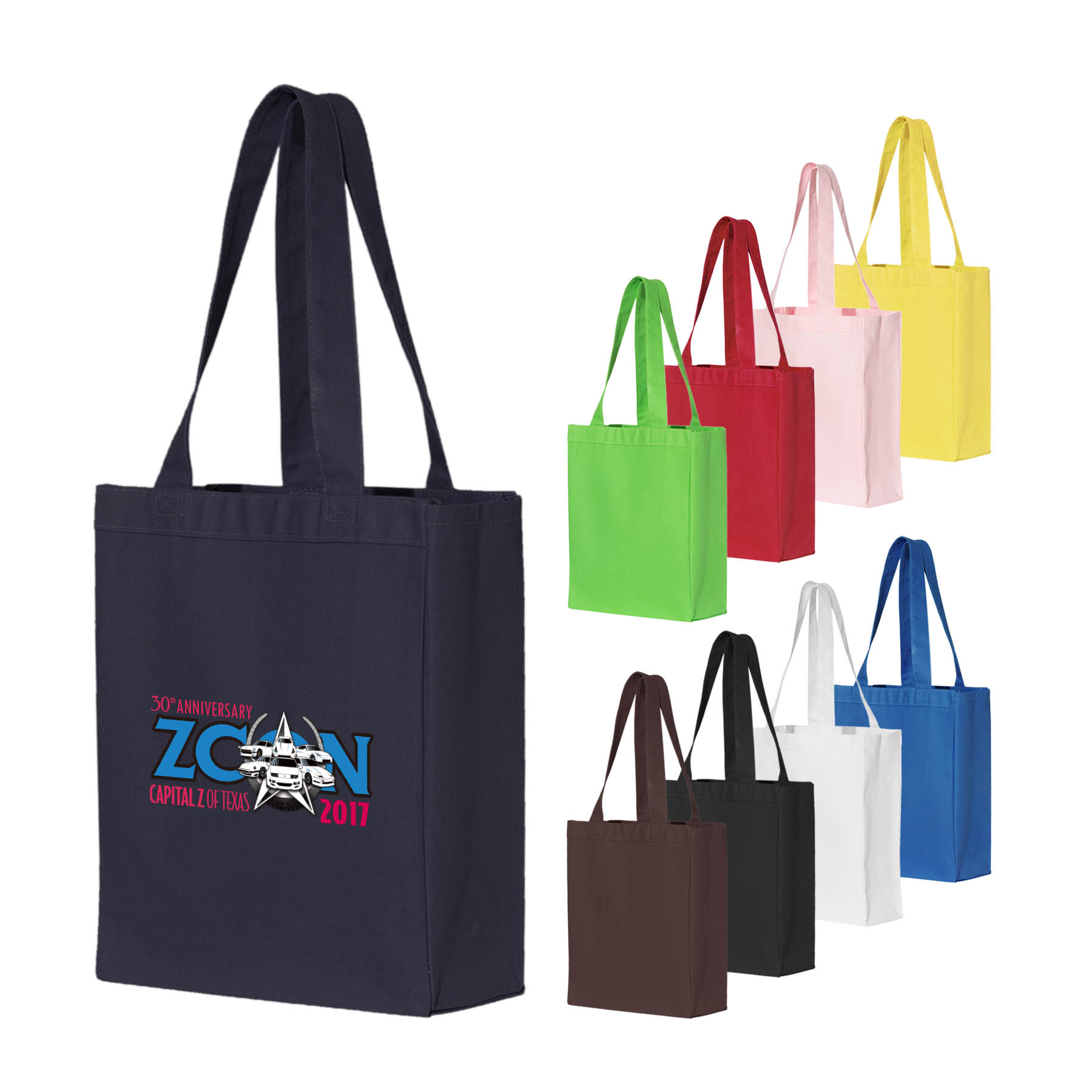 12 Oz. 100% HEAVY CANVAS SHOPPING TOTE BAG_R935EBT 10