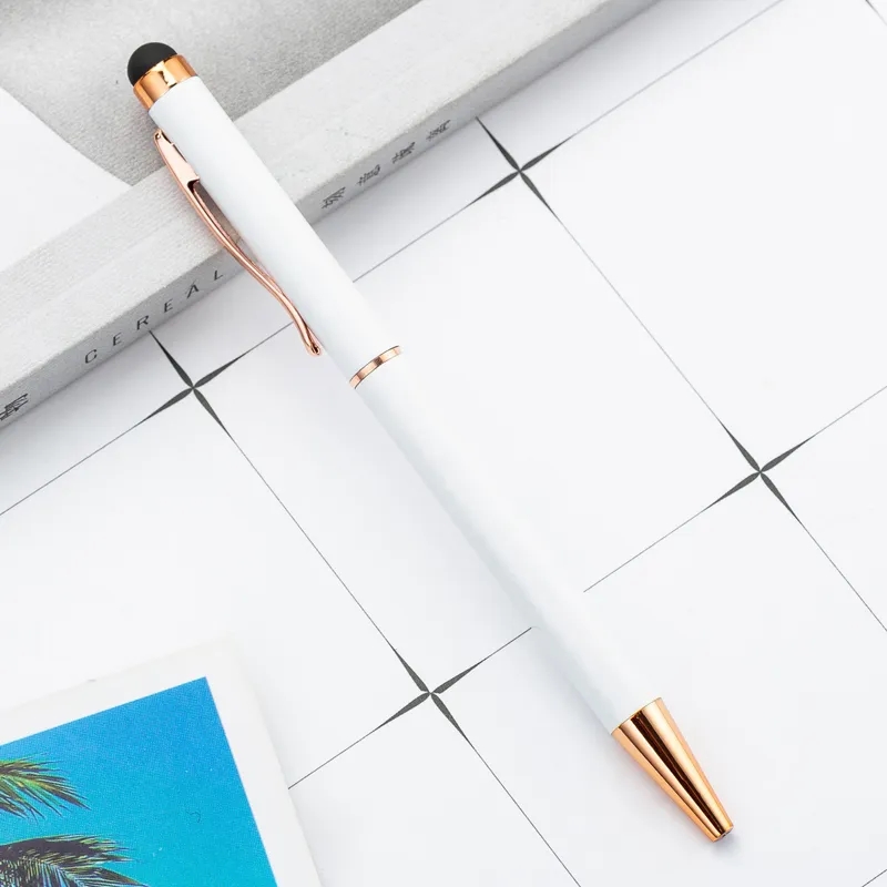 Gold Trim Metal Twister Stylus Pen 5
