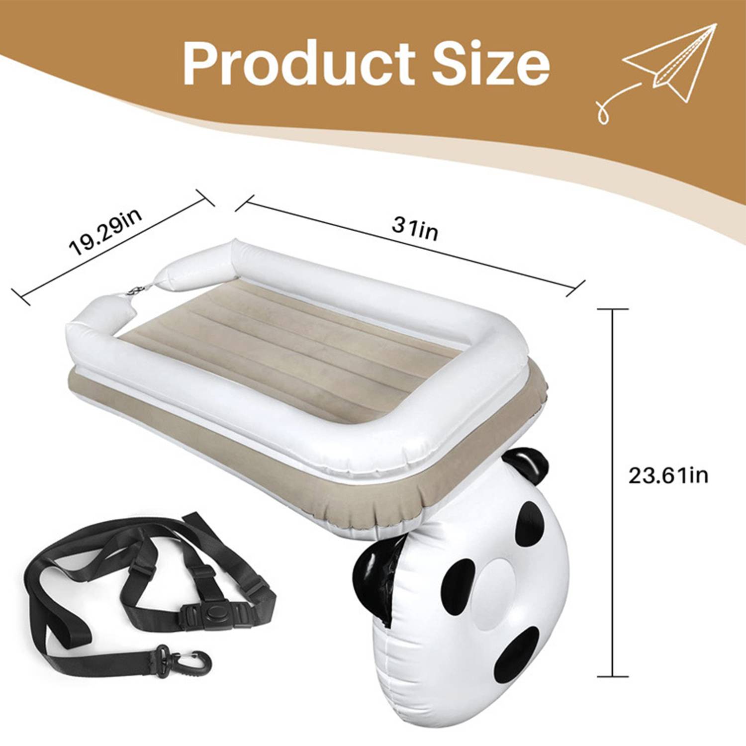 Inflatable Toddler Travel Bed Air Mattress 5
