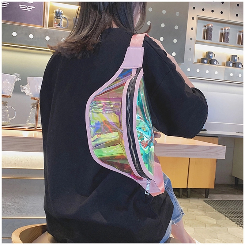 PVC Personality Shiny Reflective Laser Holographic Bag 8