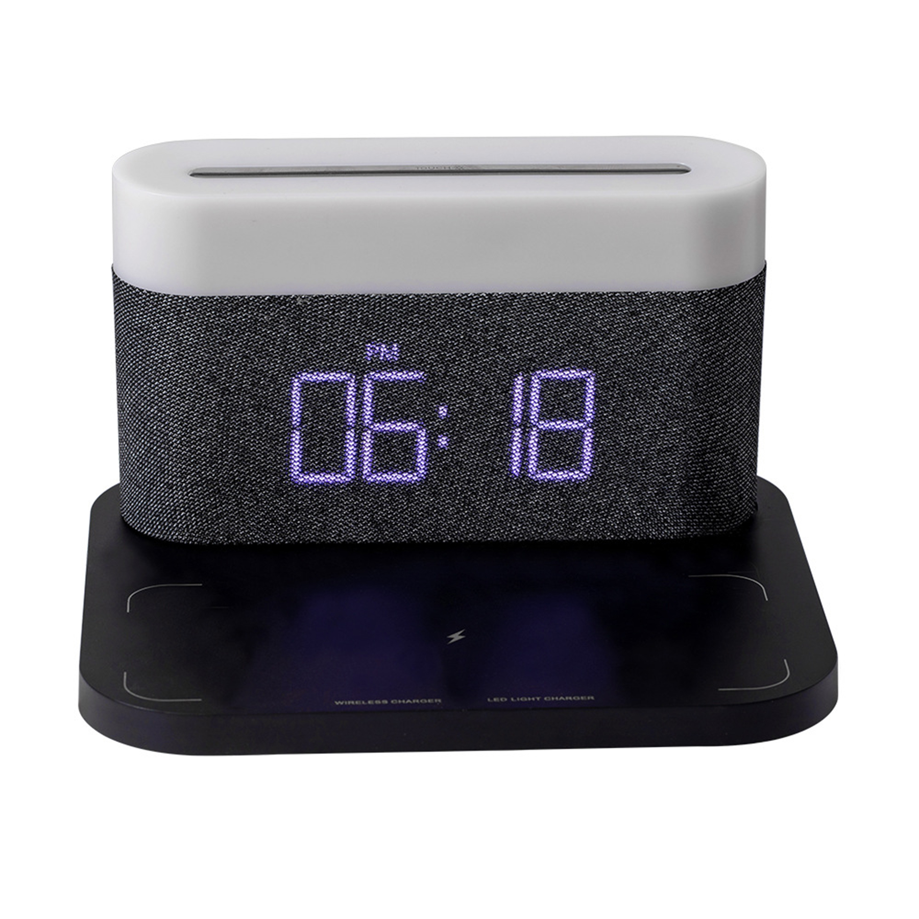 LED Digital Alarm Clock with Wireless Charging 4