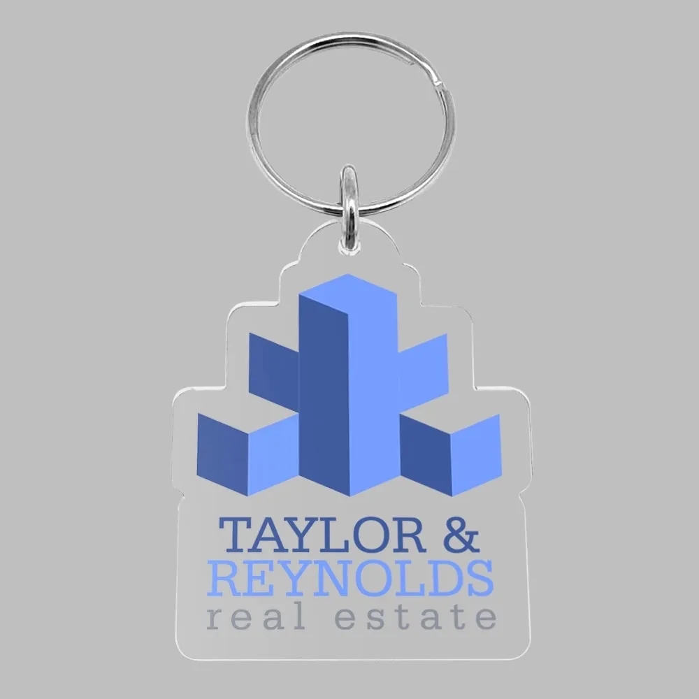 1/8" Custom Ultra Vivid Color Keychain 2