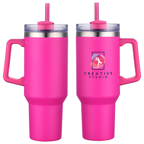 Genoa 40 oz Vacuum Insulated Travel Mug with Straw 71
