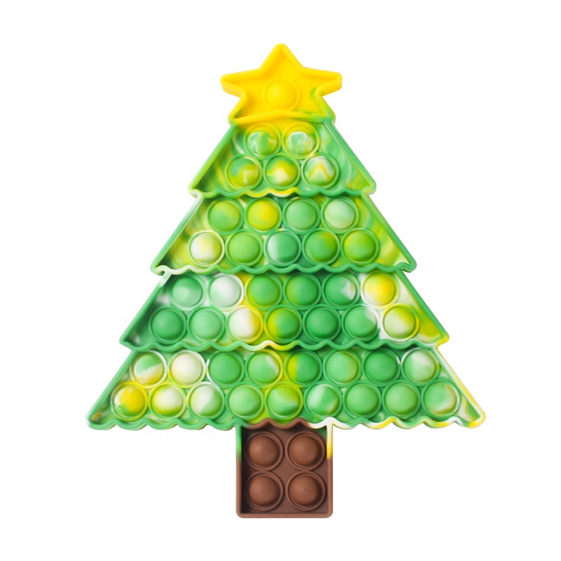 Christmas Tree Pop It Fidget Toy 4