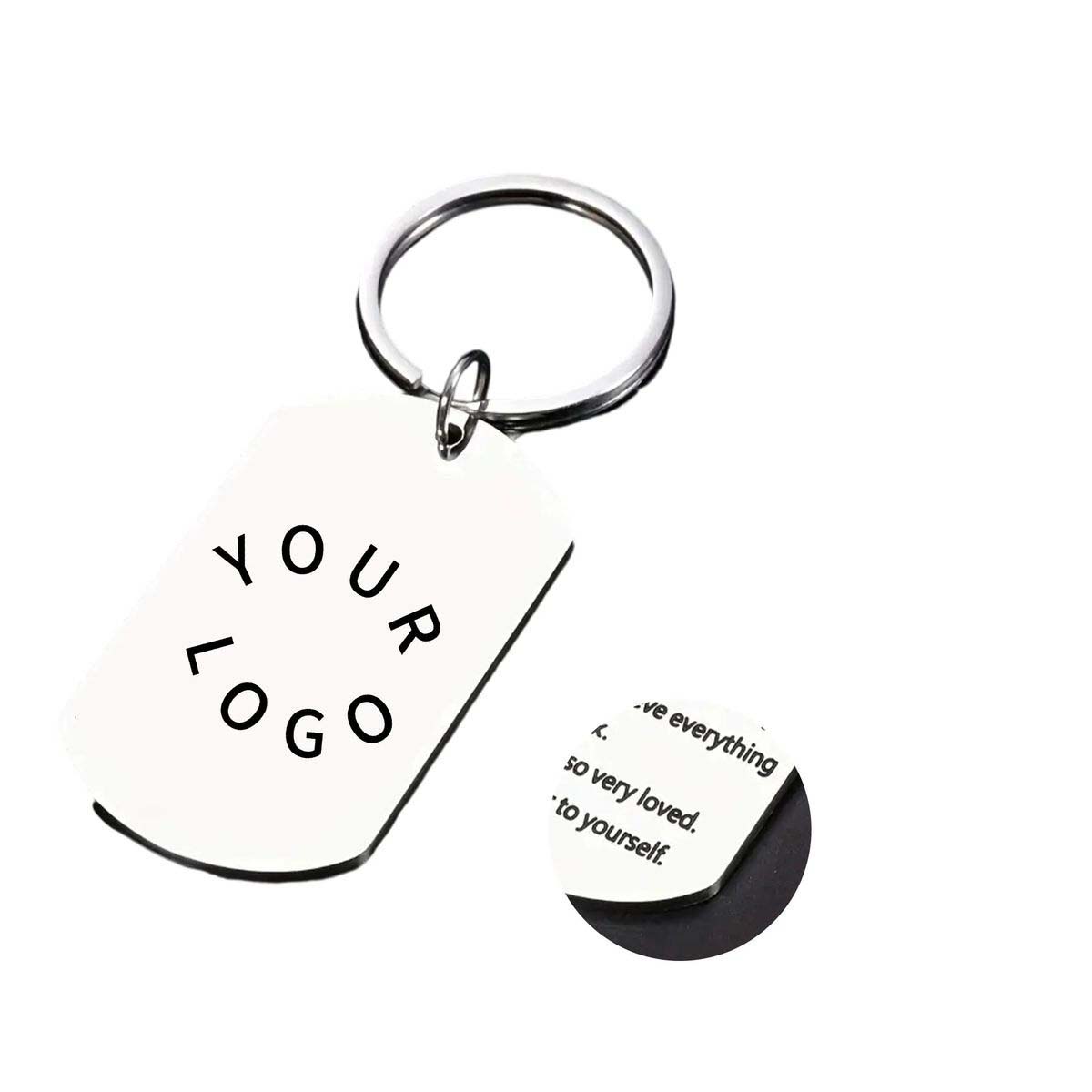 Sleek Stainless Keychain for Gifts and Keepsakes 4