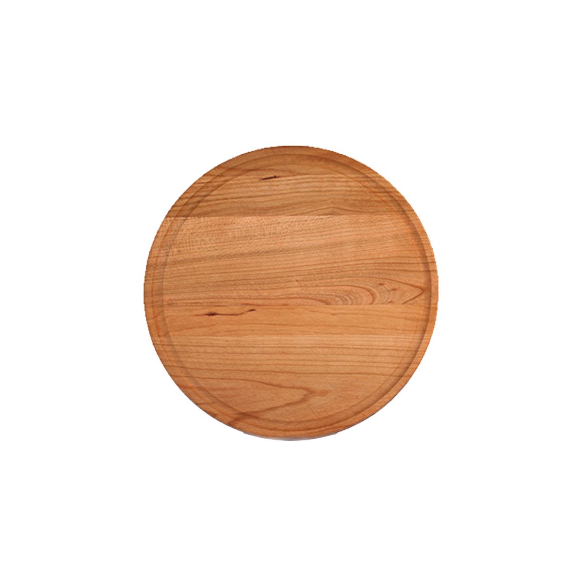13 1/2" Cherry Round Cutting Board with Juice Groove 5