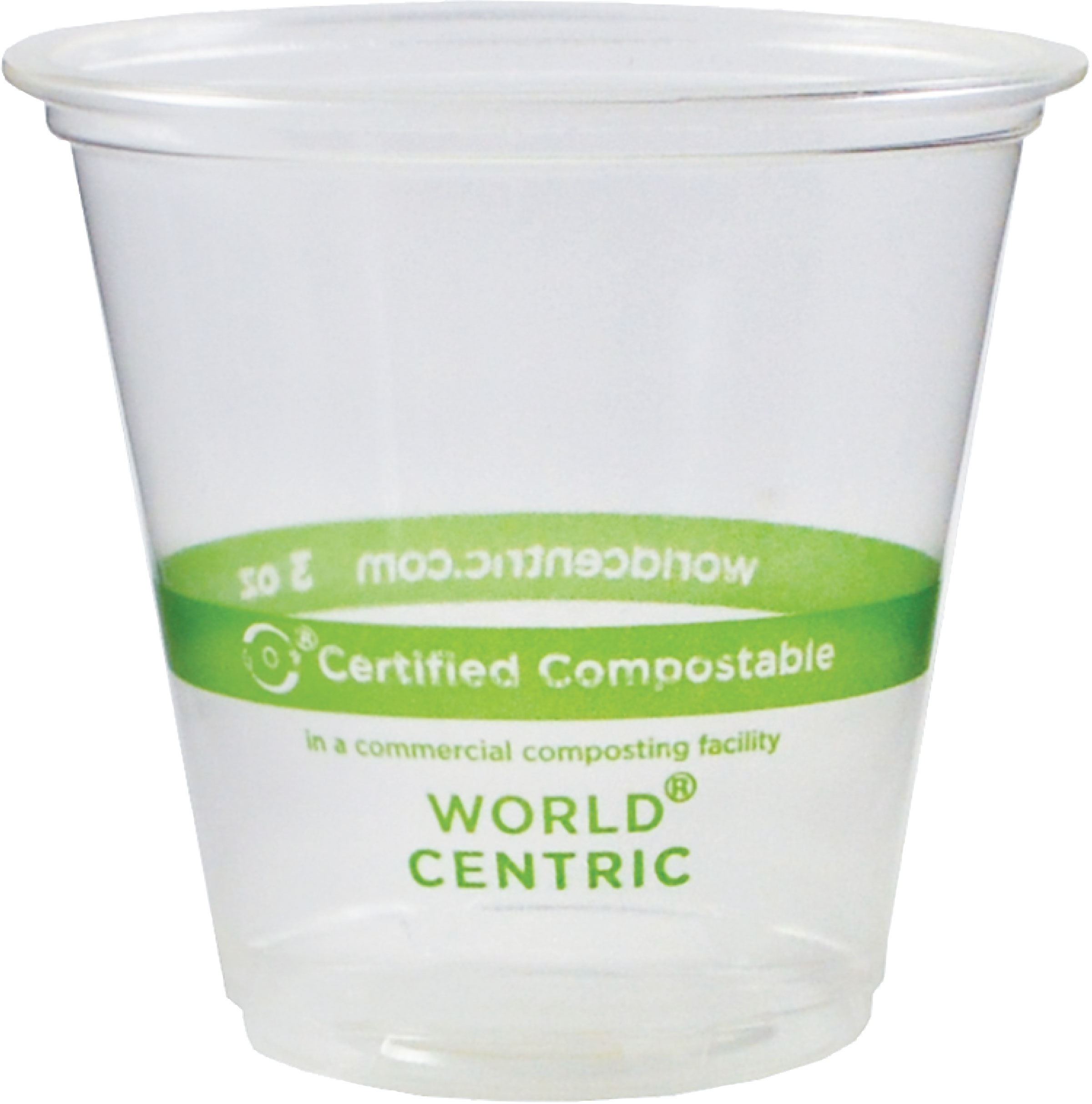 3oz Compostable PLA Sampling Cup - Eco Branded 3